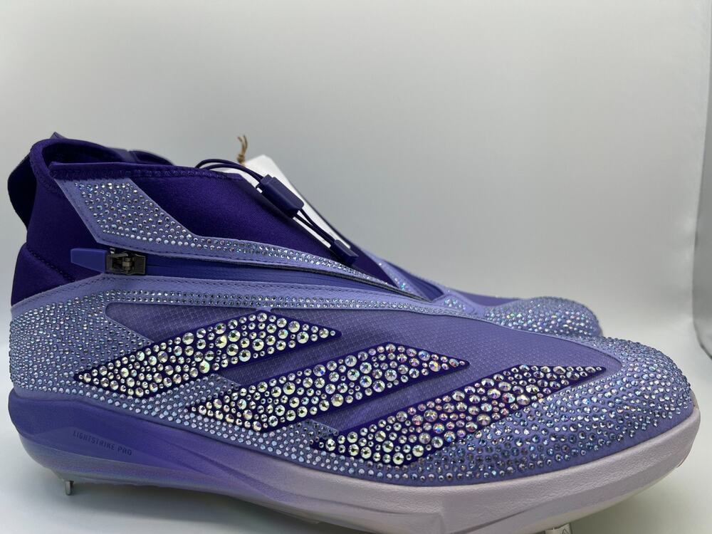 adidas Adizero Impact+ Baseball Swarovski Light Purple IH8154 Men's Size 13